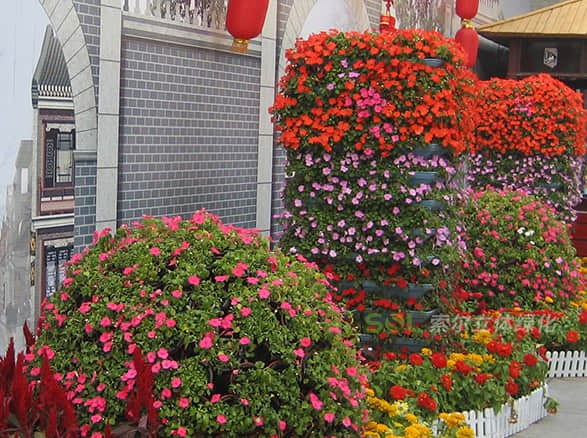 北京前門步行街國慶景觀提升